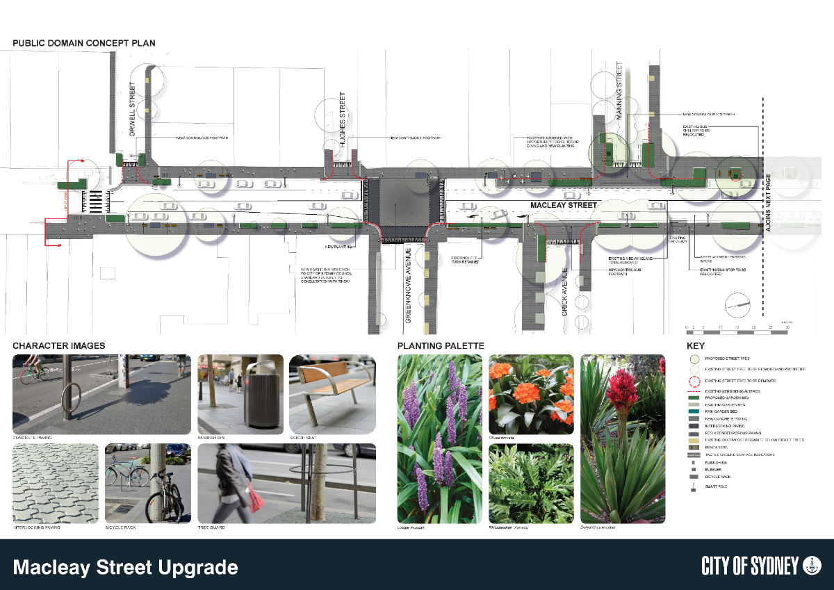 Macleay Street Upgrade plans Page 1 of 2 